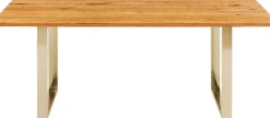 KARE Tisch Symphony Eiche Brass 180x90