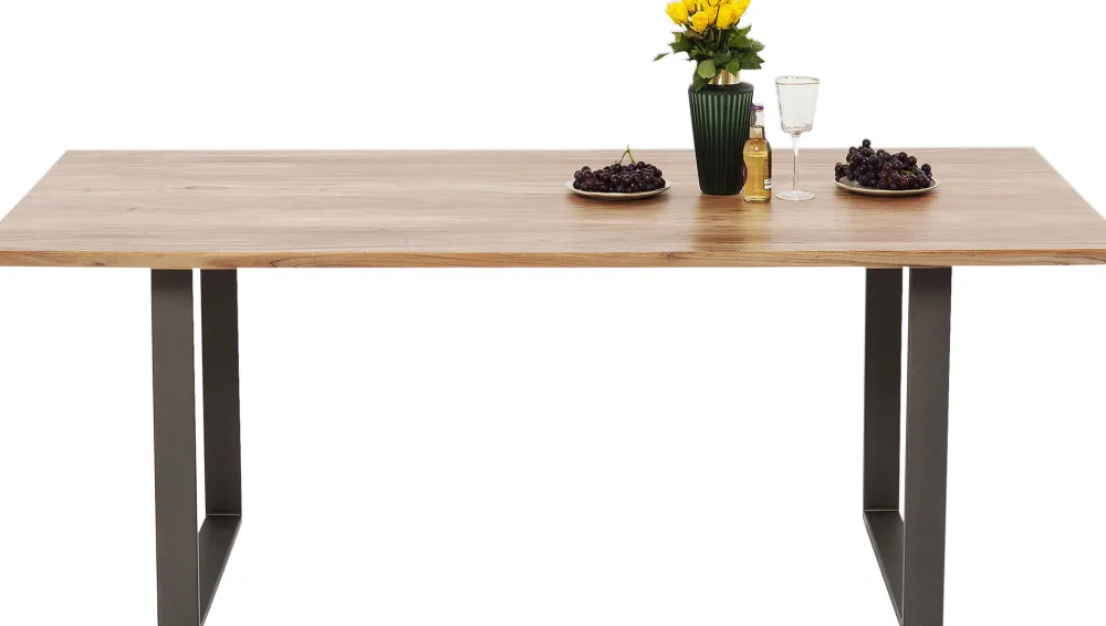 KARE Tisch Symphony Rohstahl 160x80
