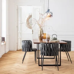 KARE Tisch Symphony Schwarz 200x100 New