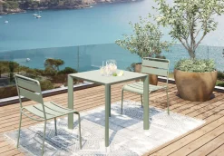 KARE Tisch Twist Mint 80x80cm Hot