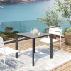 KARE Tisch Twist Schwarz 80x80cm Best