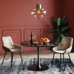 KARE Tisch Veneto Marmor Schwarz Ø110cm Sale