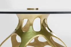 KARE Tisch Volcano Gold Ø120cm New