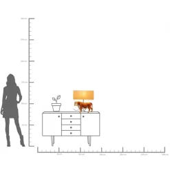 KARE Tischleuchte Animal Cow 51cm