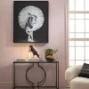 KARE Tischleuchte Animal Crow Matt Schwarz 34cm Hot