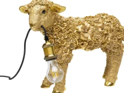 KARE Tischleuchte Animal Flower Sheep Gold 36cm Sale