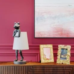 KARE Tischleuchte Animal Frog Grau Outlet