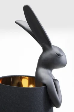 KARE Tischleuchte Animal Rabbit Matt Schwarz 68cm Discount