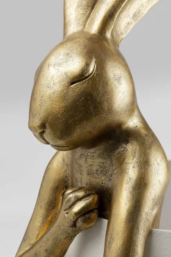 KARE Tischleuchte Animal Rabbit Gold/Weiß 88cm Outlet