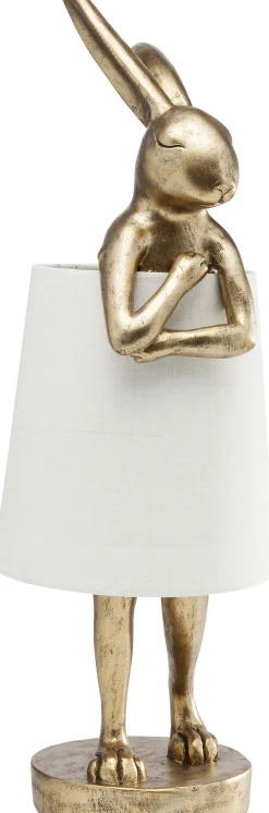 KARE Tischleuchte Animal Rabbit Gold/Weiß 68cm Online