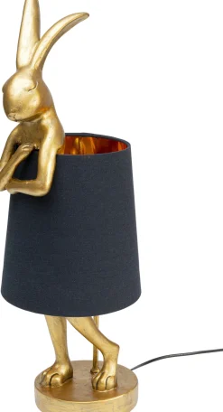 KARE Tischleuchte Animal Rabbit Gold/Schwarz 68cm Outlet