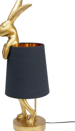 KARE Tischleuchte Animal Rabbit Gold/Schwarz 68cm Outlet