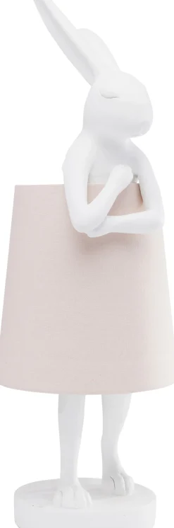 KARE Tischleuchte Animal Rabbit Weiß/Rosa 68cm Discount