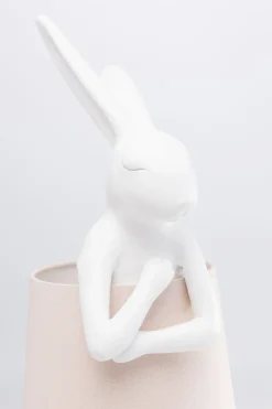 KARE Tischleuchte Animal Rabbit Weiß/Rosa 68cm Discount