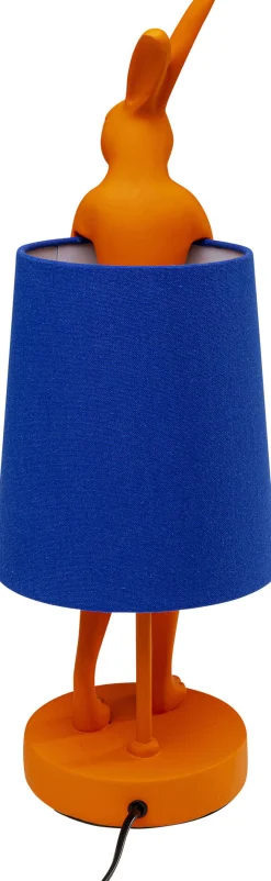 KARE Tischleuchte Animal Rabbit Orange/Blau 50cm Best