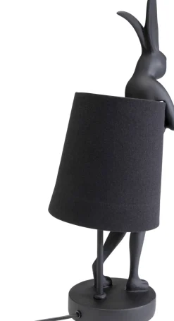 KARE Tischleuchte Animal Rabbit Matt Schwarz 50cm Outlet