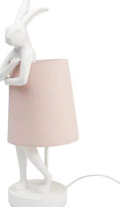 KARE Tischleuchte Animal Rabbit Weiß/Rosa 50cm Best