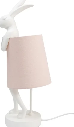 KARE Tischleuchte Animal Rabbit Weiß/Rosa 50cm Best