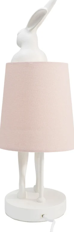 KARE Tischleuchte Animal Rabbit Weiß/Rosa 50cm Best