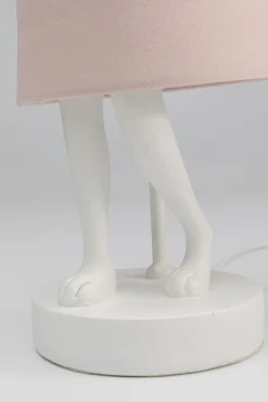 KARE Tischleuchte Animal Rabbit Weiß/Rosa 50cm Best