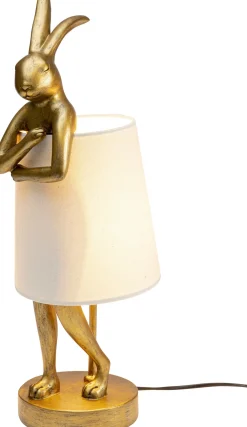 KARE Tischleuchte Animal Rabbit Gold/Weiß 50cm Clearance