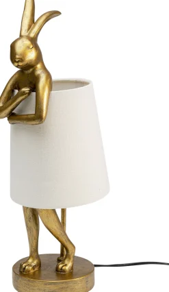 KARE Tischleuchte Animal Rabbit Gold/Weiß 50cm Clearance