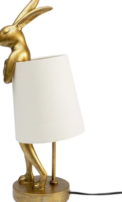 KARE Tischleuchte Animal Rabbit Gold/Weiß 50cm Clearance