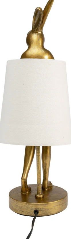 KARE Tischleuchte Animal Rabbit Gold/Weiß 50cm Clearance