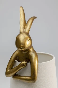 KARE Tischleuchte Animal Rabbit Gold/Weiß 50cm Clearance