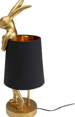 KARE Tischleuchte Animal Rabbit Gold/Schwarz 50cm Clearance