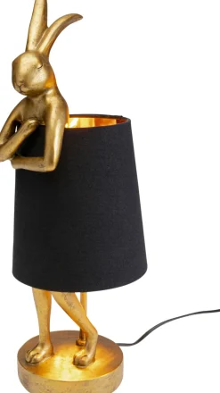 KARE Tischleuchte Animal Rabbit Gold/Schwarz 50cm Clearance