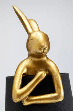 KARE Tischleuchte Animal Rabbit Gold/Schwarz 50cm Clearance