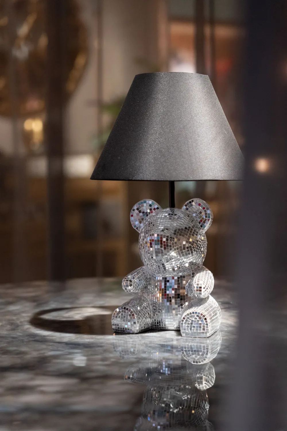 KARE Tischleuchte Bear Disco 40cm Hot