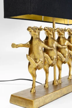 KARE Tischleuchte Dancing Cows Schwarz Online
