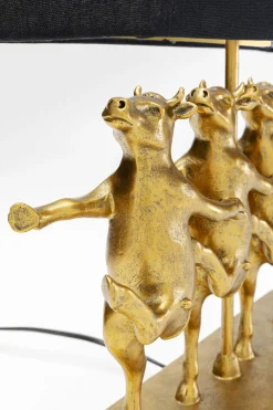 KARE Tischleuchte Dancing Cows Schwarz Online