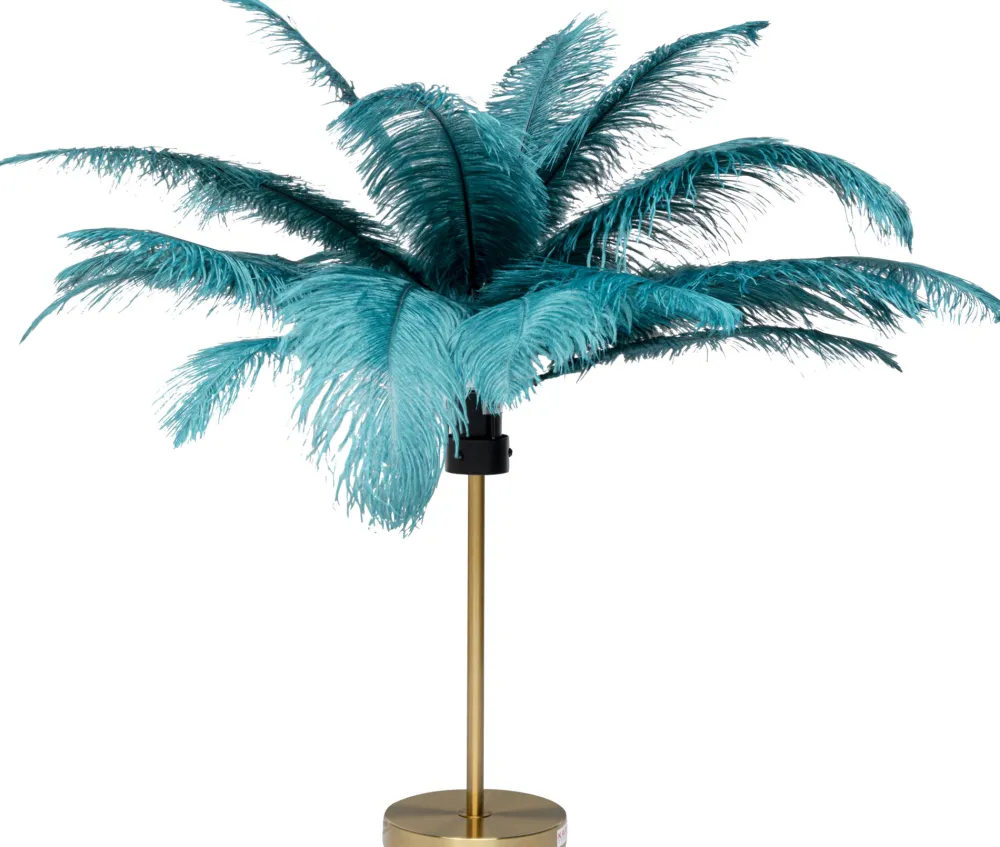 KARE Tischleuchte Feather Palm Grün 60cm Sale