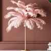 KARE Tischleuchte Feather Palm Pink 60cm New