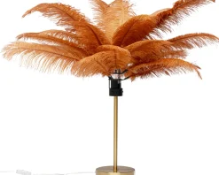 KARE Tischleuchte Feather Palm Braun 60cm Hot