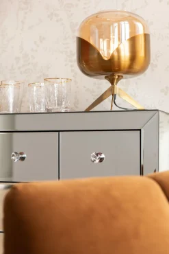 KARE Tischleuchte Golden Goblet Ball Hot