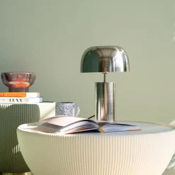 KARE Tischleuchte Loungy Chrom 38cm Clearance