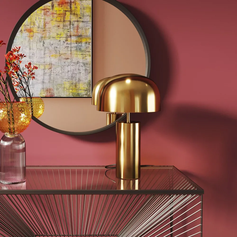 KARE Tischleuchte Loungy Gold 38cm Outlet