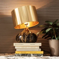 KARE Tischleuchte Mamo Deluxe Gold 37cm Best