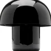 KARE Tischleuchte Mushroom Schwarz 20cm