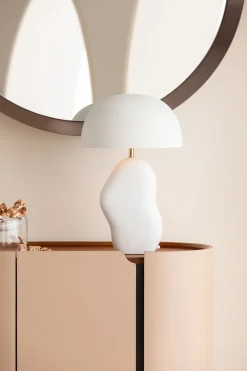 KARE Tischleuchte Nube Weiß 48cm Hot