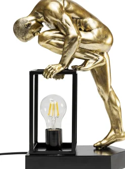 KARE Tischleuchte Nude Man Streching 39cm Hot