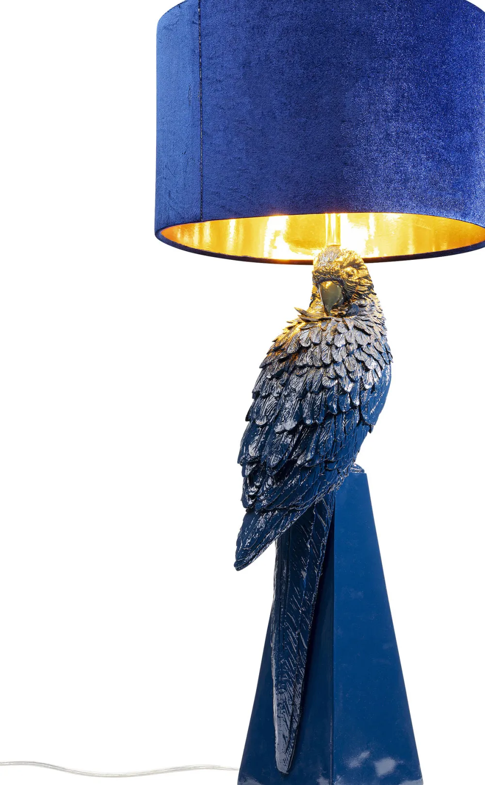 KARE Tischleuchte Parrot Blau 84cm Hot