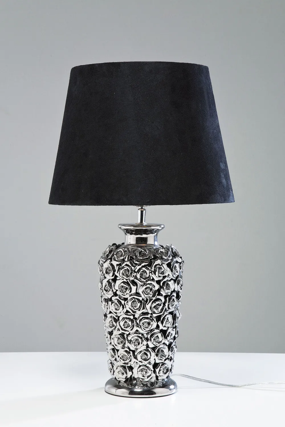 KARE Tischleuchte Rose Silber 57cm Outlet