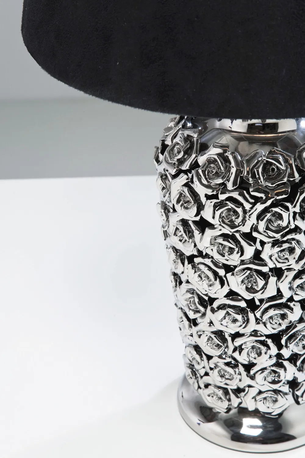 KARE Tischleuchte Rose Silber 57cm Outlet