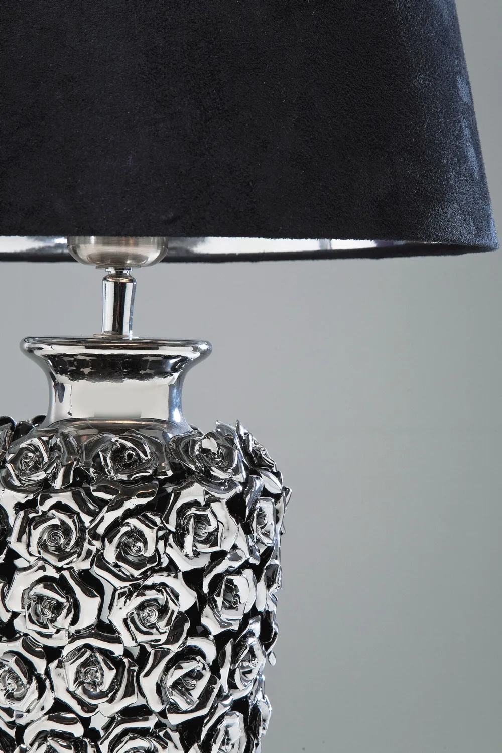 KARE Tischleuchte Rose Silber 57cm Outlet