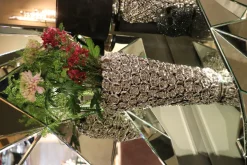 KARE Tischleuchte Rose Silber 57cm Outlet